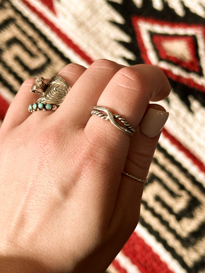 Sterling Silver Twisted Ring