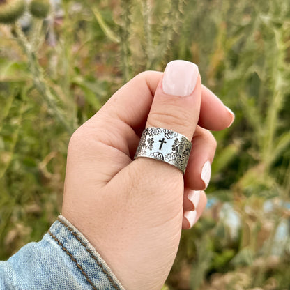 Floral Faith Ring