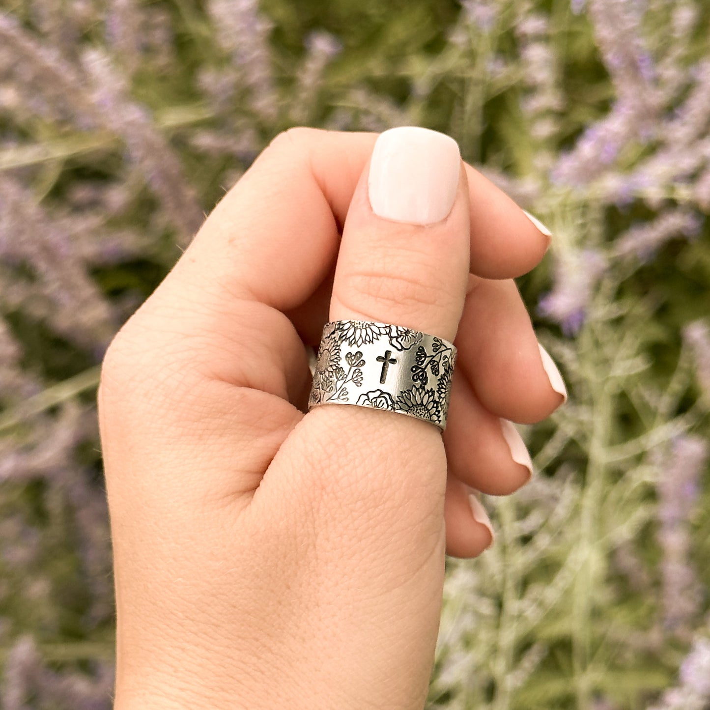 Floral Faith Ring
