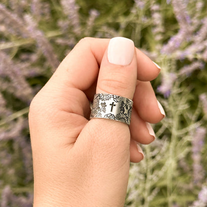Floral Faith Ring