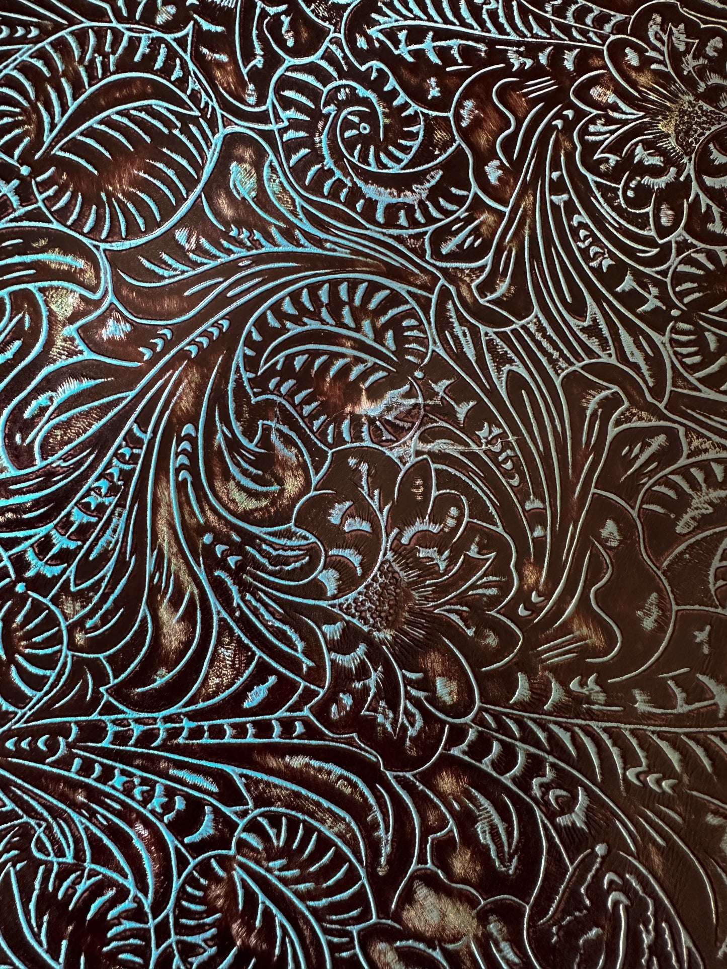 Embossed Leather Phone Case
