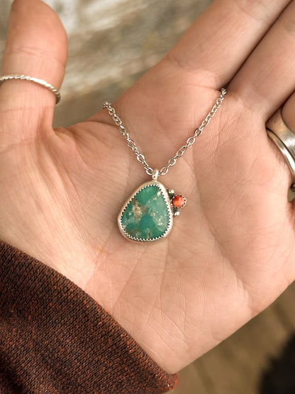 Campitos Turquoise & Sterling Silver Necklace