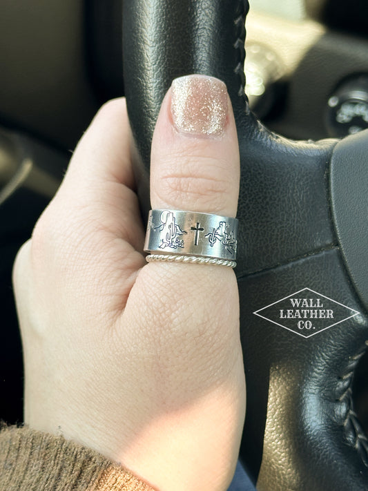 Faith in the Desert Cross Ring