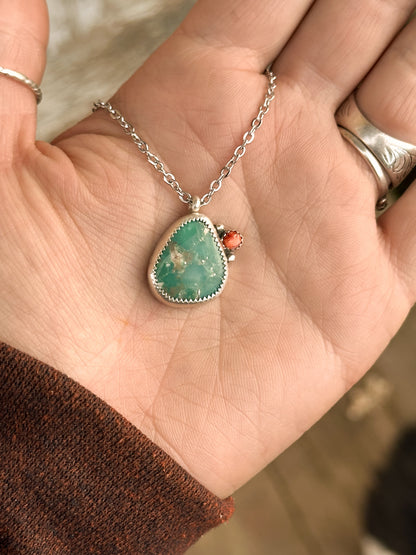 Campitos Turquoise & Sterling Silver Necklace