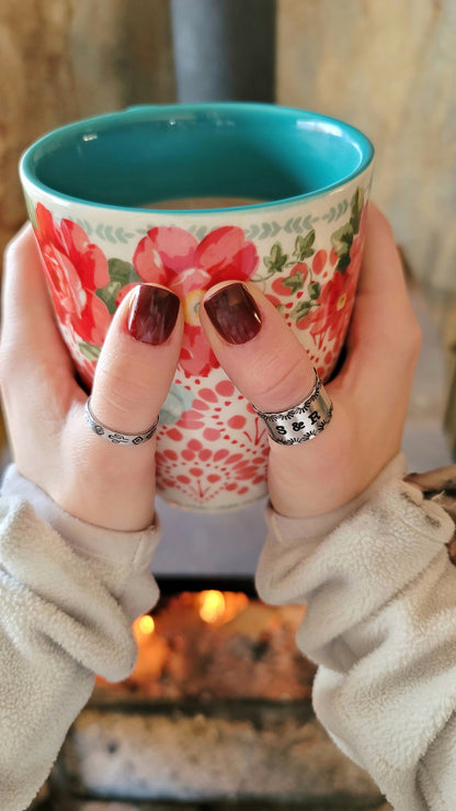 Personalized Initials Western Ring