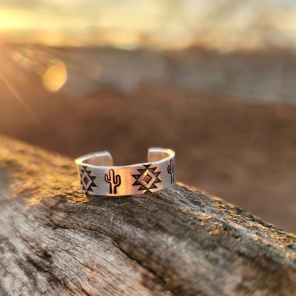 Southwestern Cactus Ring