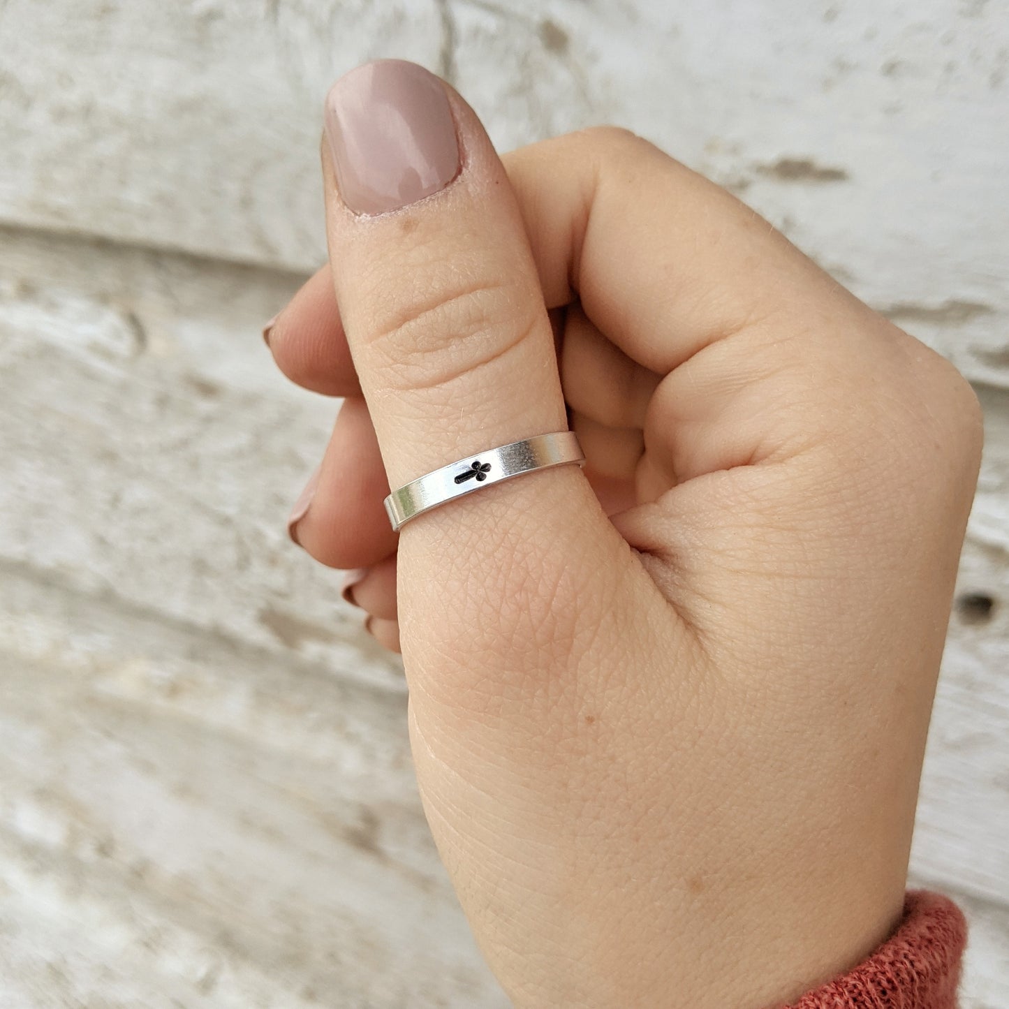 Cross Stacker Ring