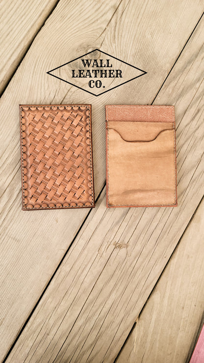 Basket Weave Essentials Wallet