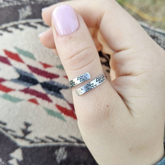 Aztec Wrap Ring