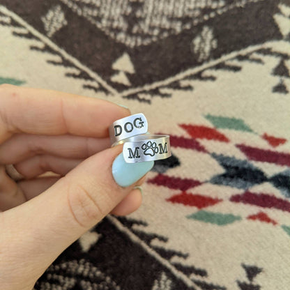 Dog Mom Wrap Ring