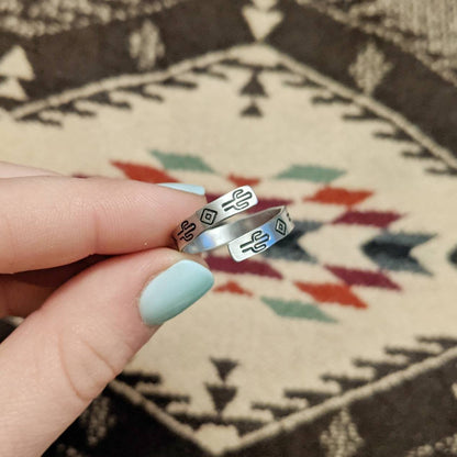 Cactus Diamond Wrap Ring
