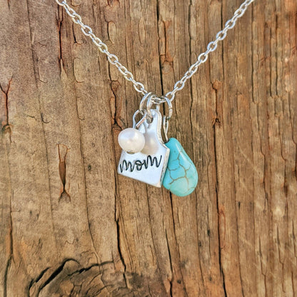 Mother's Cattle Ear Tag Necklace